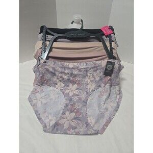 VINCE CAMUTO 5 Pack Womens L No Show Hipster Panties Light To Dark Colors New